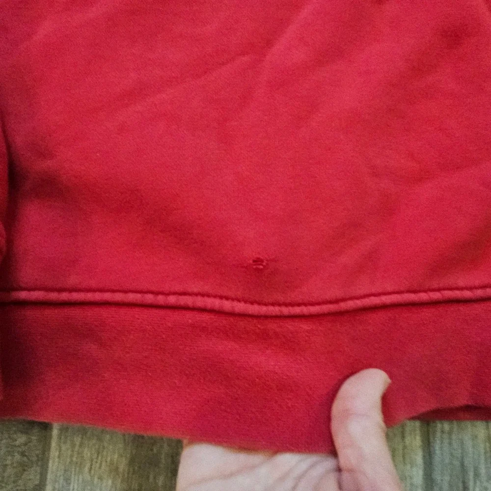 Jordan Hoodie Mens Size L Red Jumpman Fleece Pullover Sweatshirt Sportswear
